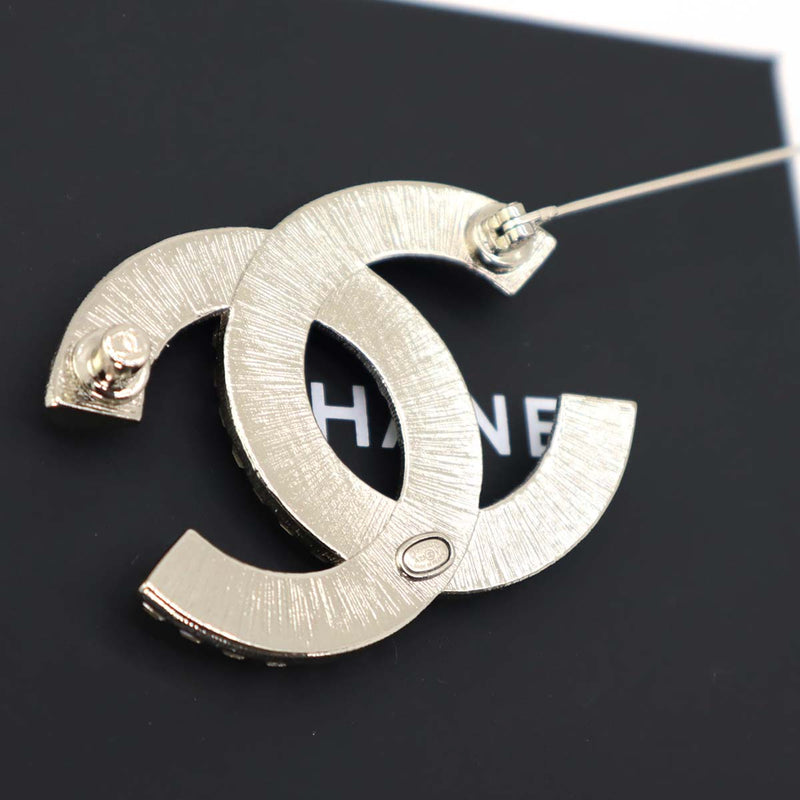 CHANEL/シャネル ココマーク ブローチ/ラインストーン /UPK 美品 C20