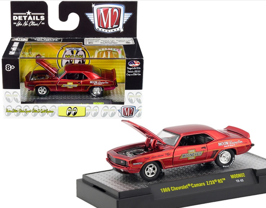 M2 MACHINES Moon Eyes Release 2 MOON02 - 1969 Chevrolet Camaro Z