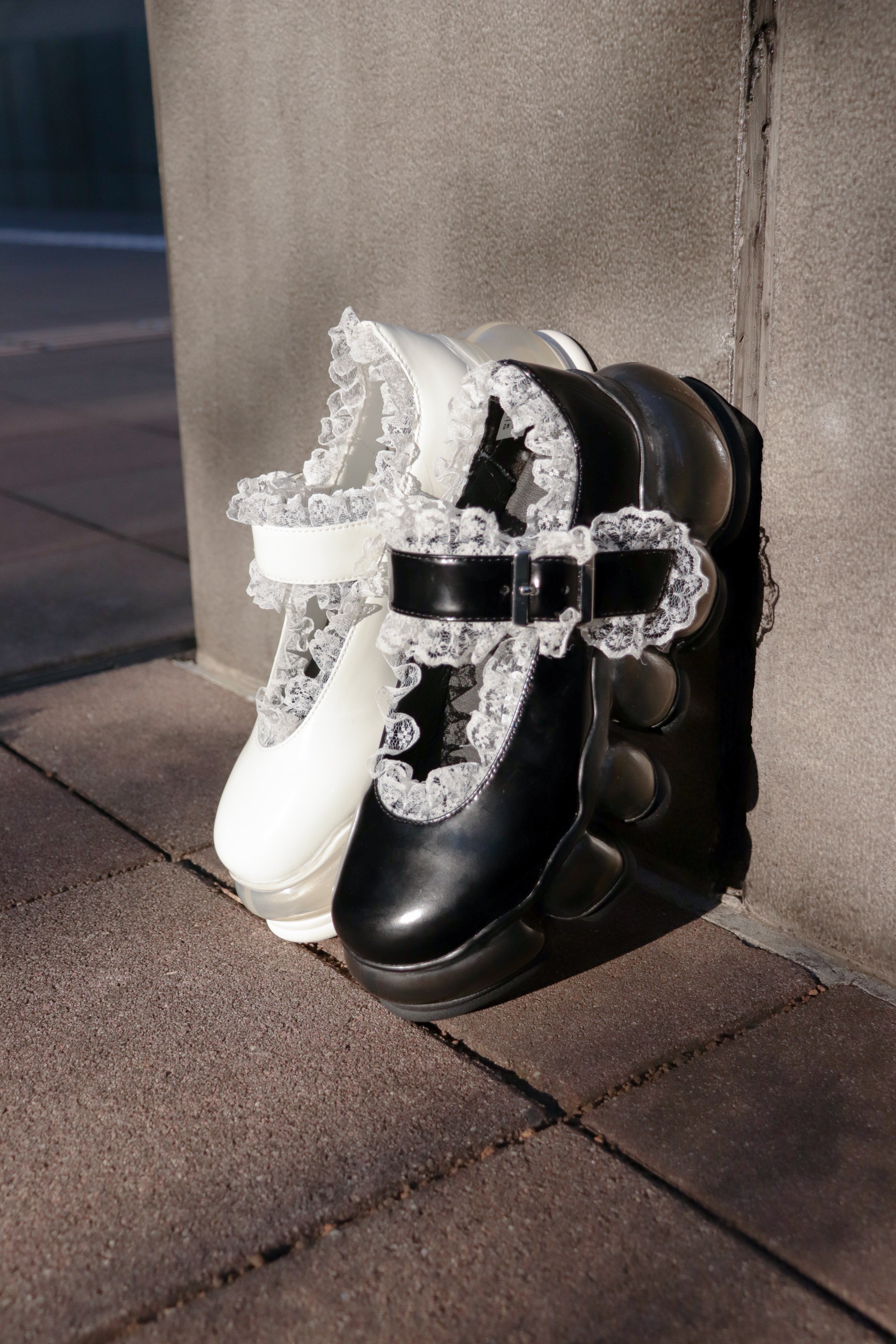 New Jewelry Mary Jane Lace / Black | MIKIOSAKABE & JennyFax