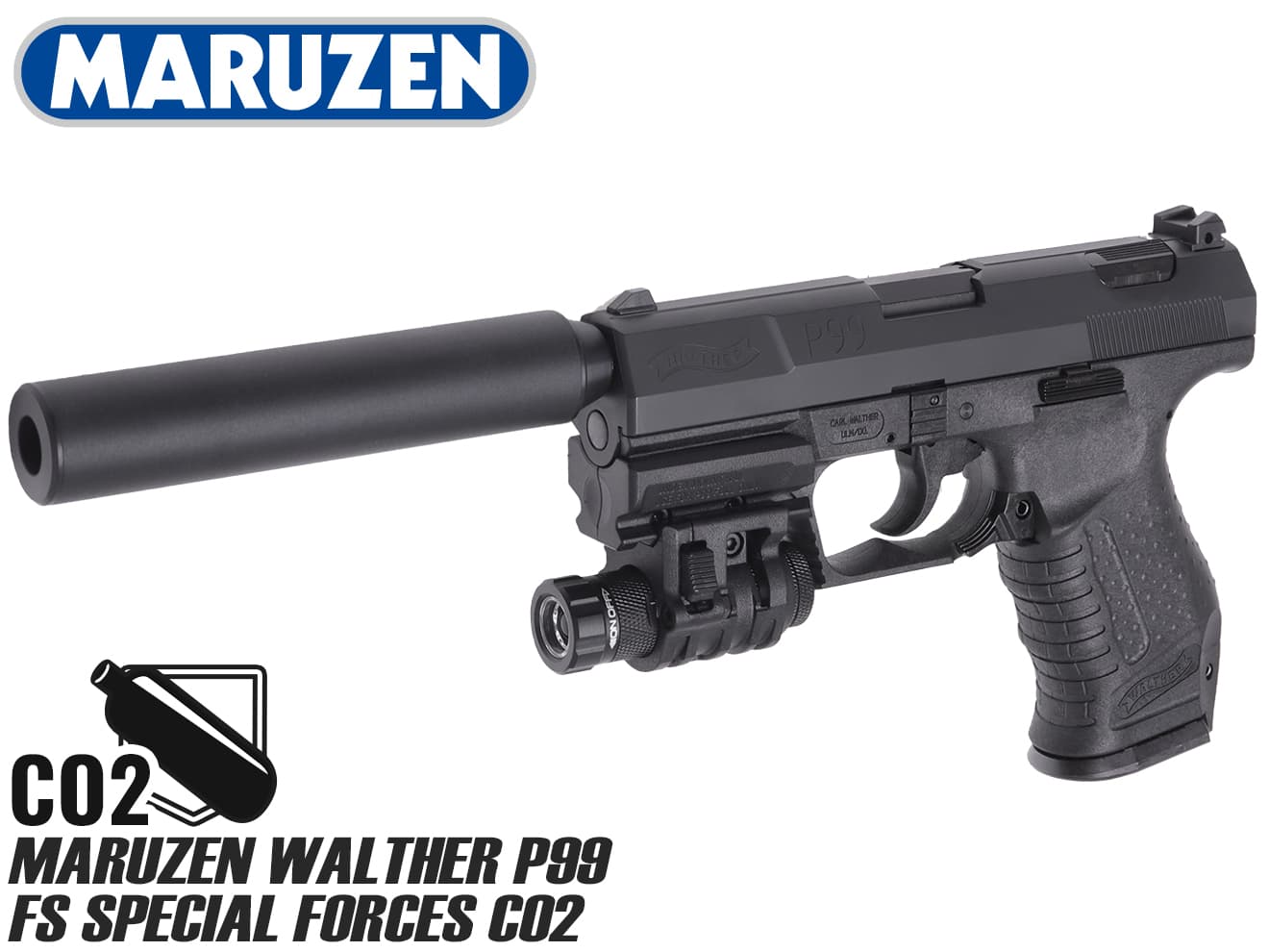 MARUZEN ワルサーP99 フィクスド用27連スペアマガジン | ミリタリー