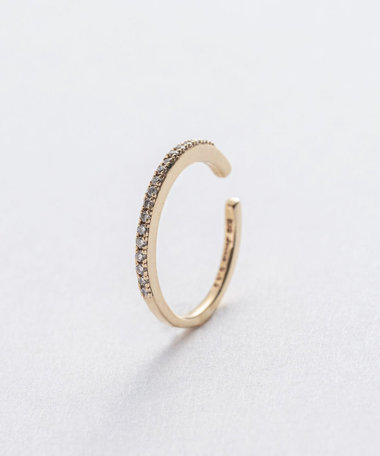 K10YG イヤーカフス ブラウンダイヤ（034144） ｜ women（ウィメンズ