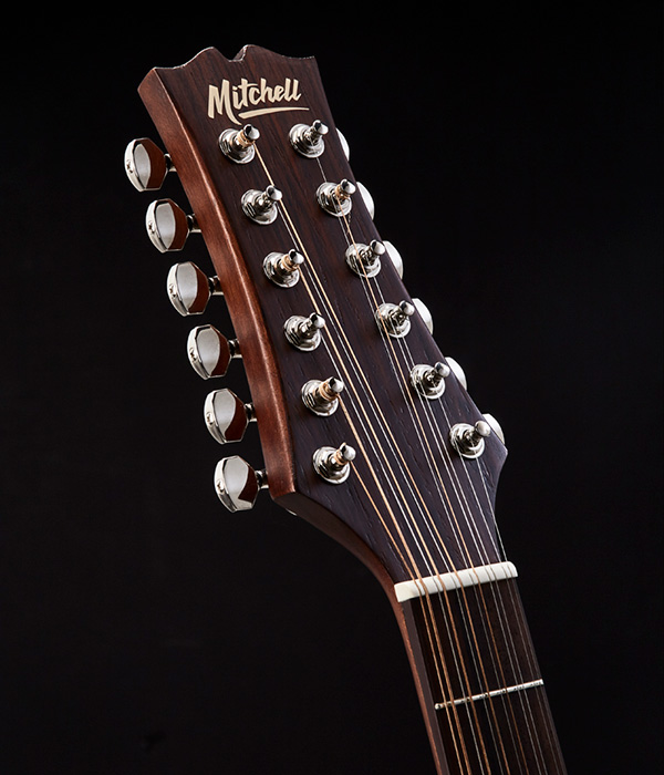 Mitchell T331TCE 12-String Dreadnought Mahogany Guitar