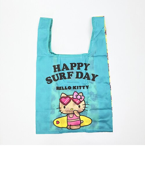 サンリオ ハローキティ 日焼け キティ エコバッグ(M) ミント Sanrio
