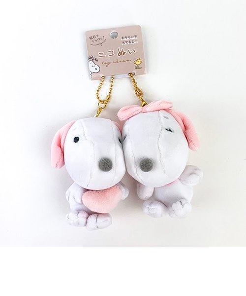 スヌーピー ベルちゃん ぬいぐるみ ピンク リボン ピーナッツ 平成