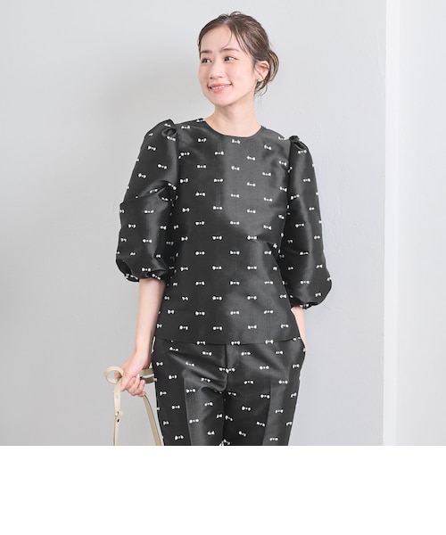 リボン カットジャガード ブラウス｜ユナイテッドアローズ