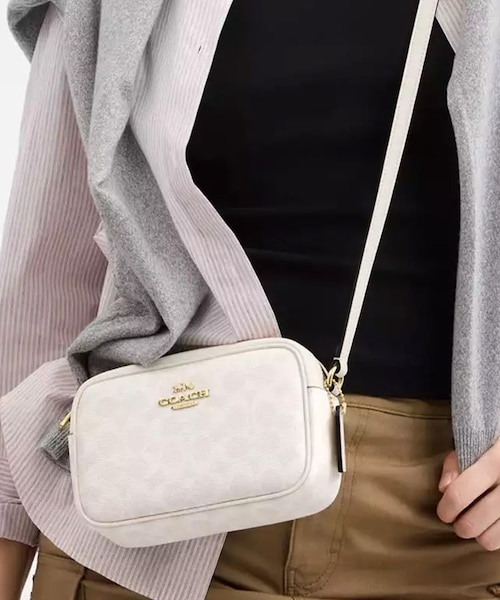 公式】ミニ ジェイミー カメラ バッグ・シグネチャー キャンバス