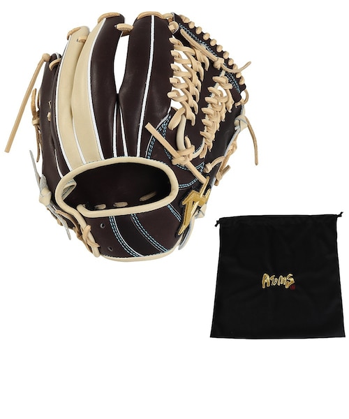 アトムズ（ATOMS）軟式用グラブ 内野手 野球グローブ 一般 ANX