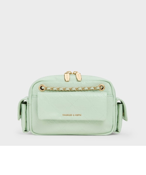 Duo ドゥオ キルトクロスボディーバッグ｜チャールズ＆キースの通販