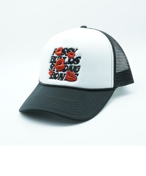 LaRoPa メッシュキャップ PUSSY BUILDS BLK/WHT｜ギフトハットの通販