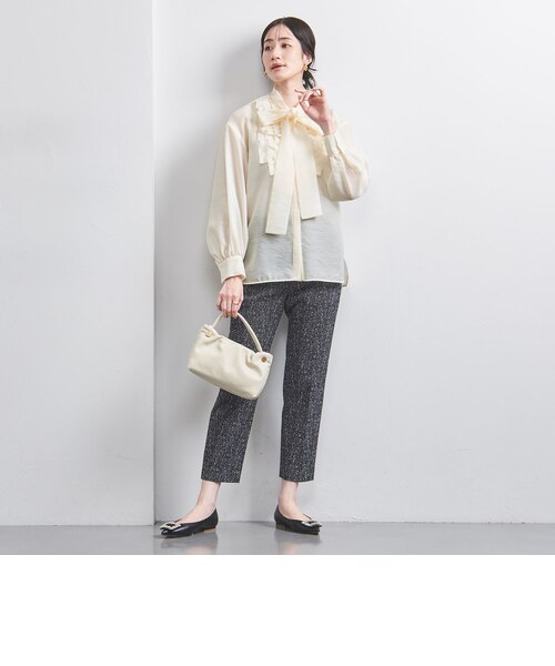 オーガンジー フリル＆ボウタイ ブラウス｜ユナイテッドアローズ