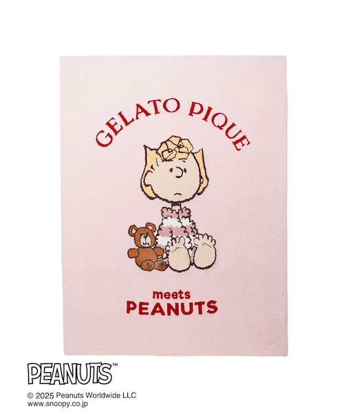 PEANUTS】オリジナルアート ジャガードマルチカバー｜ジェラートピケの