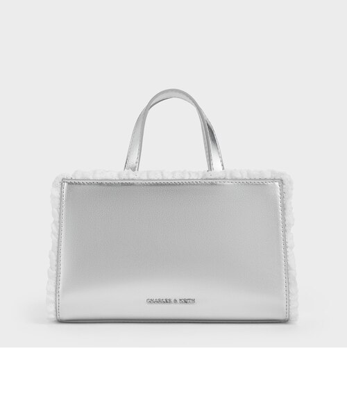 Raina レイナ レーストリム トートバッグ｜チャールズ＆キースの通販