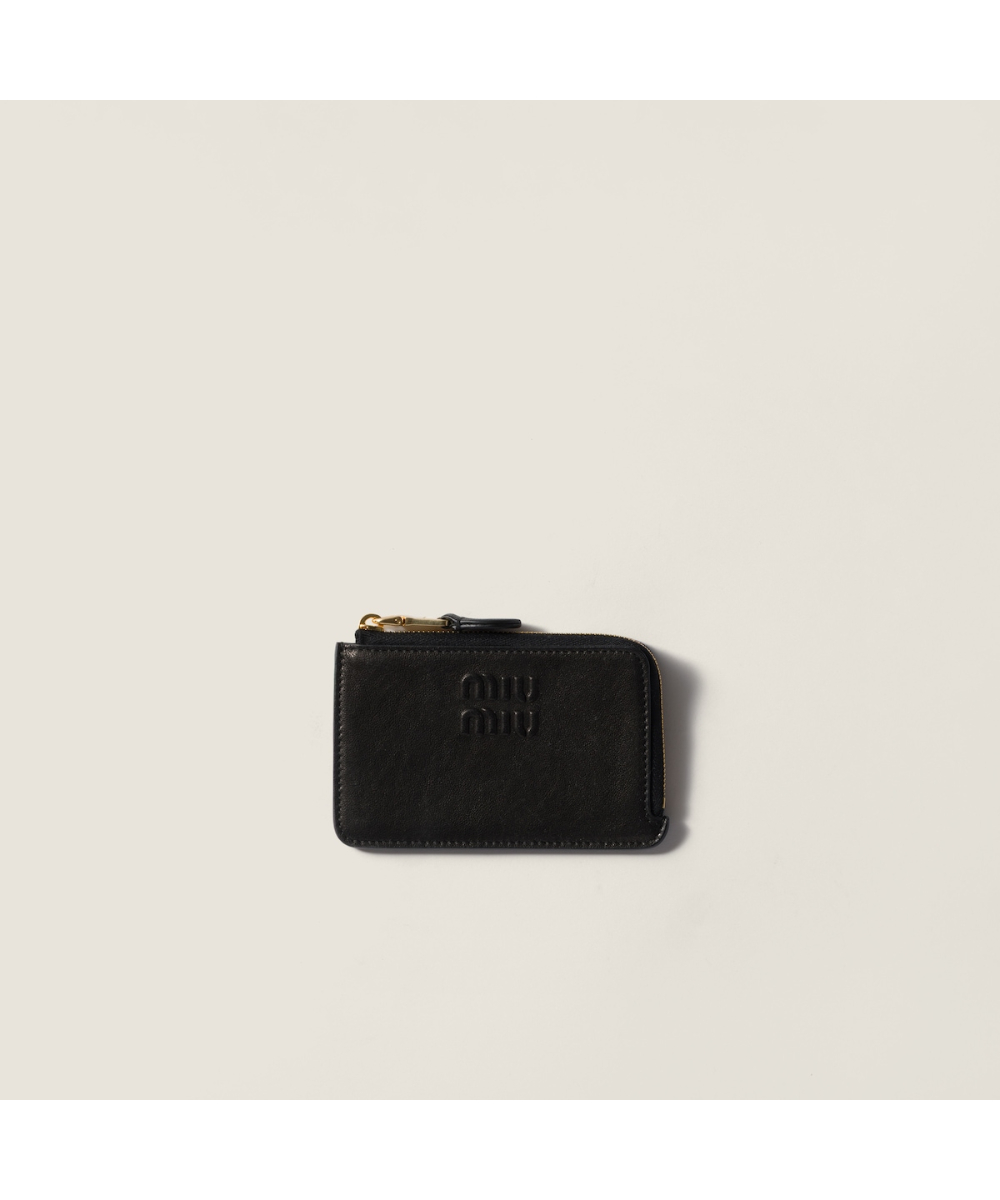 MIU MIU/ミュウミュウ通販 | ナッパレザー ポーチ【送料無料】【店頭