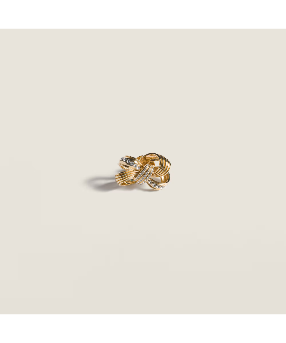 MIU MIU/ミュウミュウ通販 | エナメルメタル ロゴ ブローチ【送料無料