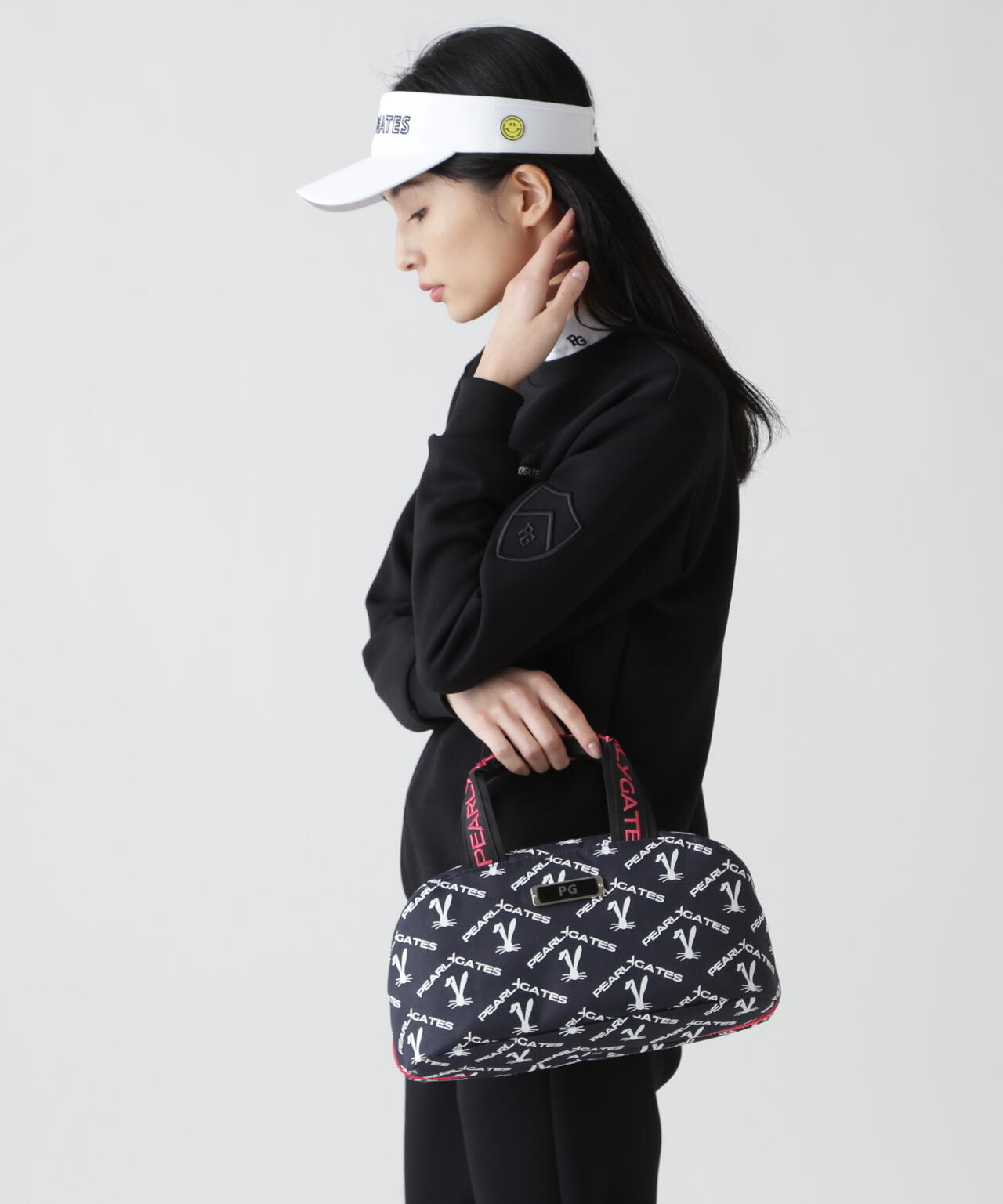 ロゴうさぎアーガイル柄カートバッグ (UNISEX) | PEARLY GATES