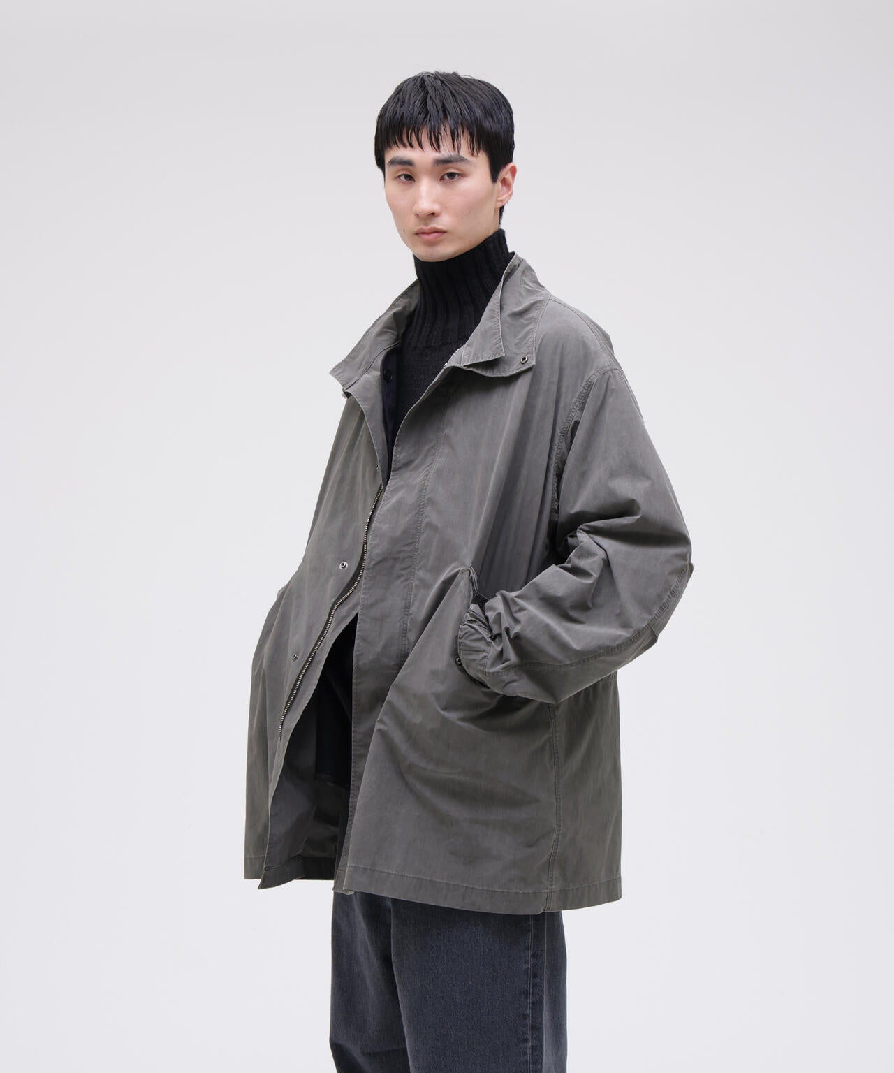 ATON / PIGMENT AIR WEATHER SHORT MODS COAT | THE LIBRARY（ザ