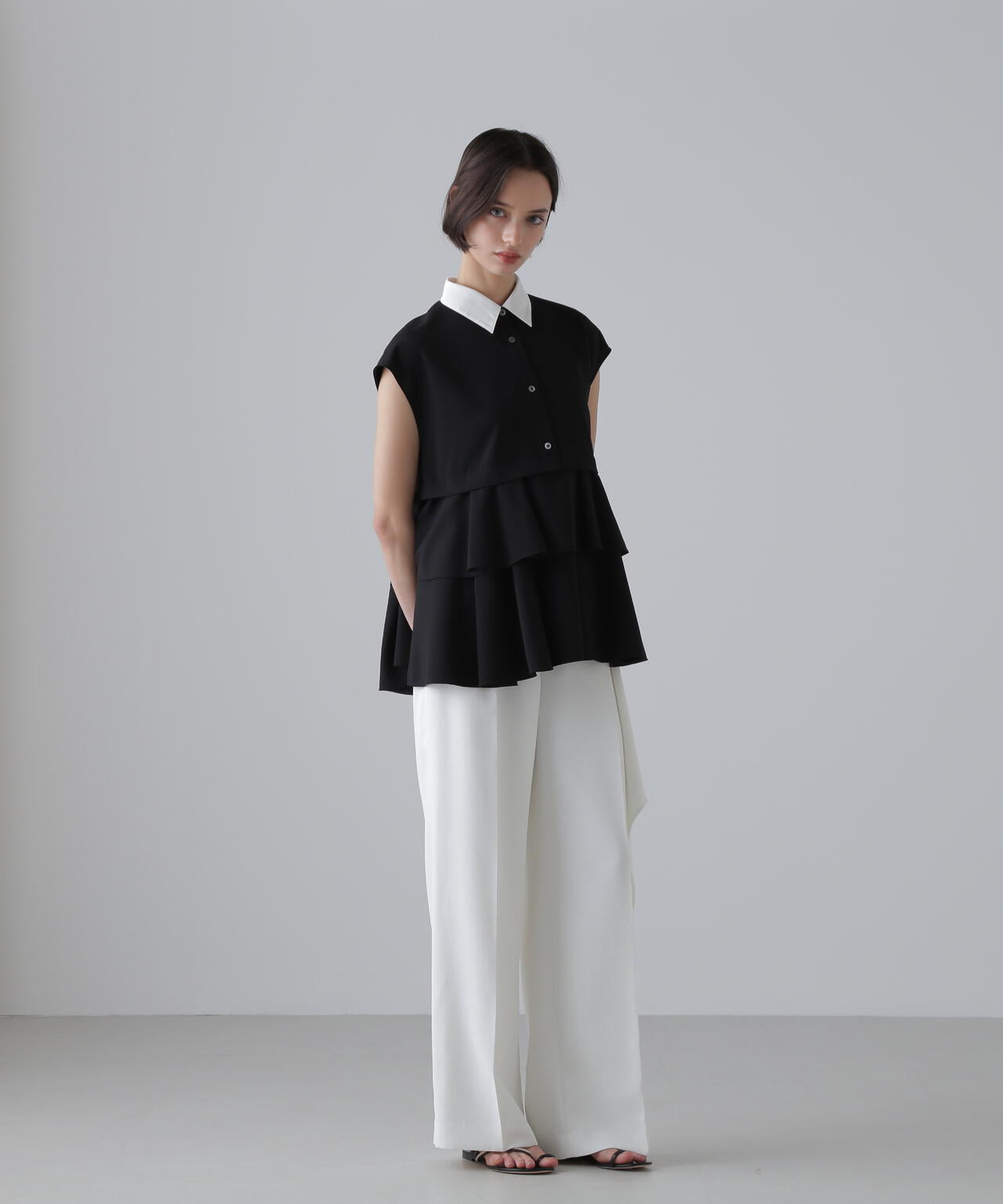 ドライタッチジョーゼットブラウス | ADORE（アドーア） ｜【公式