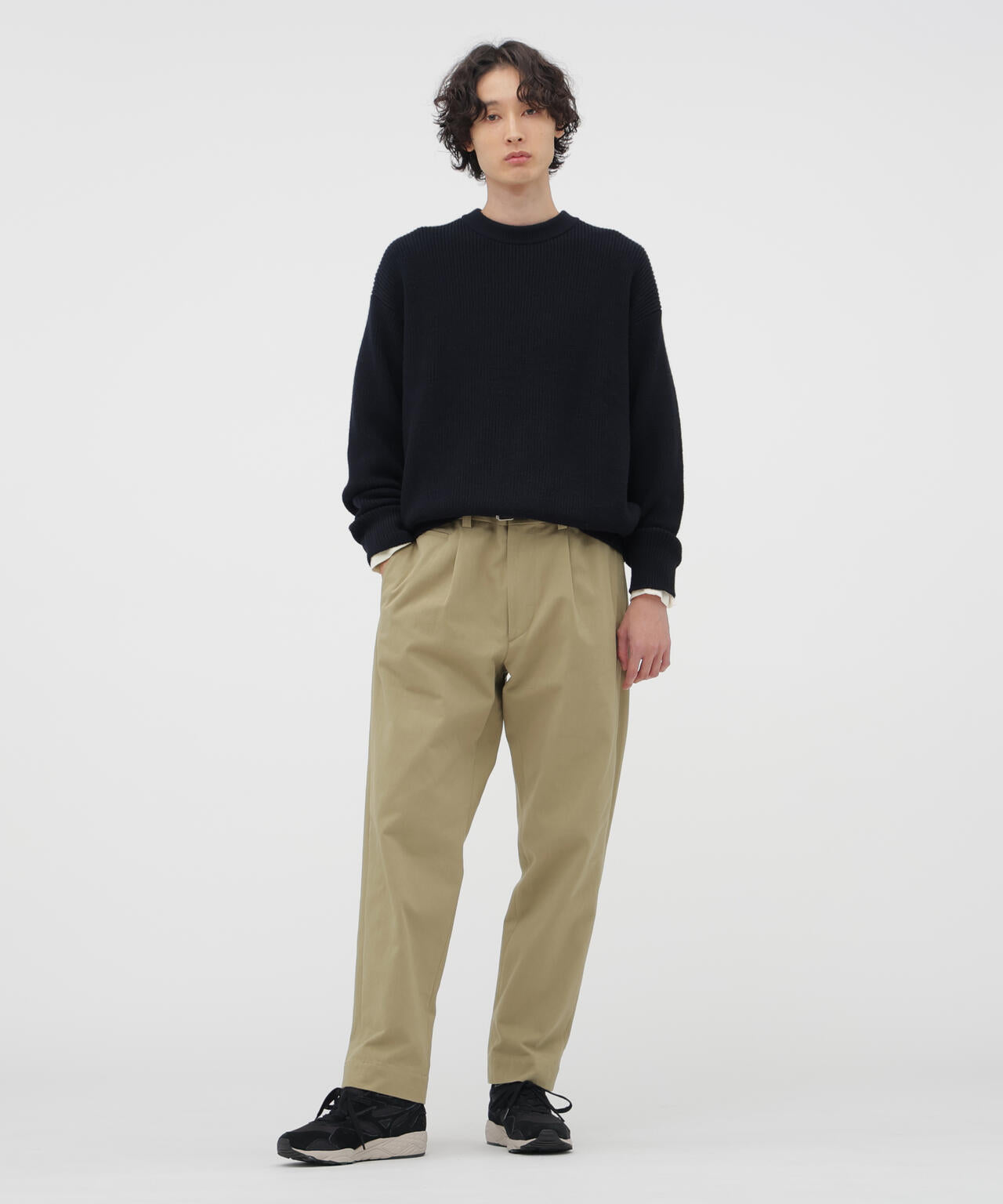 IRREGULAR COTTON TWILL TROUSERS | MARGARET HOWELL（マーガレット