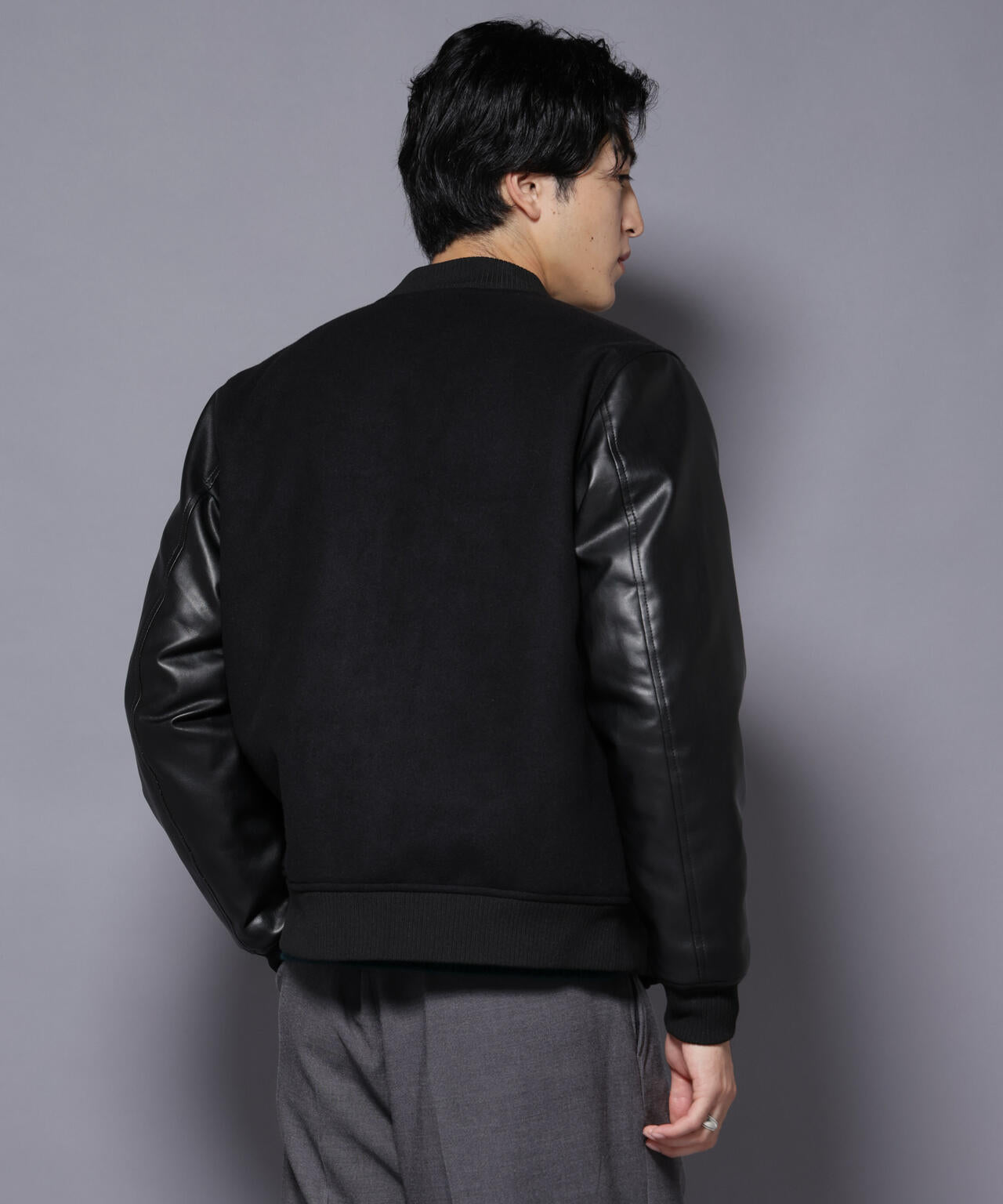 フェイクレザースタジャン | NANO universe（ナノ・ユニバース