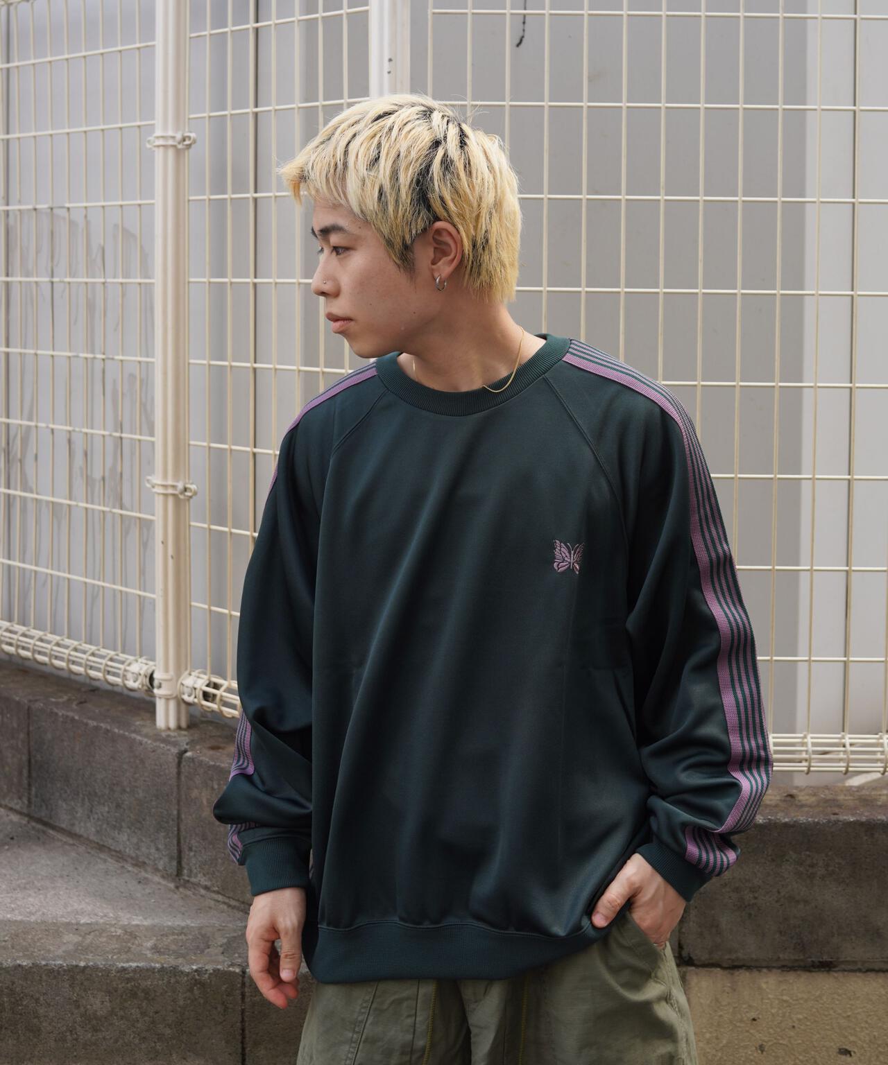 Needles/ニードルズ Track Crew Neck Shirt - Poly Smooth | BEAVER