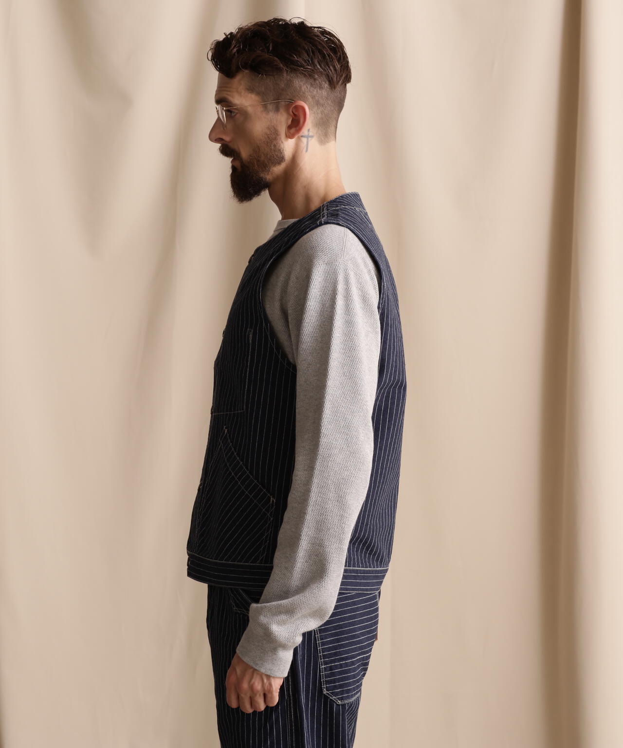 OLD HICKORY DENIM VEST/オールドヒッコリーデニムベスト | Schott