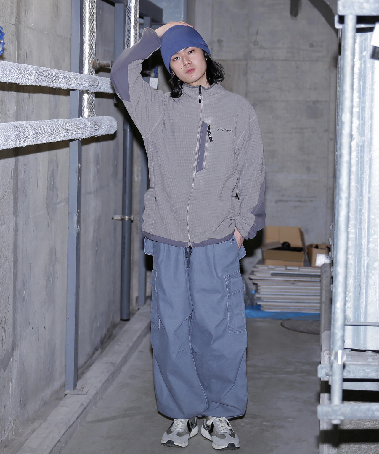 MANASTASH/マナスタッシュ/GRID FLEECE ZIP JKT | MANASTASH（マナ