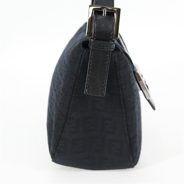 FENDI マンマバゲット ズッキーノ ショルダーバッグ ブラック シルバー