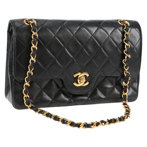 CHANEL マトラッセ ダブルフラップダブルチェーン 23 ショルダーバッグ