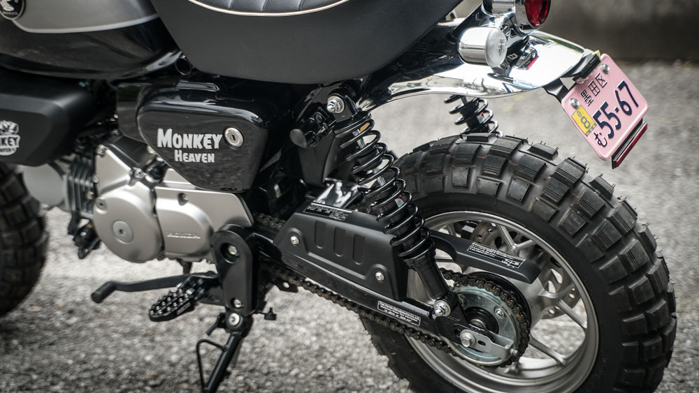 レビュー】モンキー125にキタコ製リアサスを導入｜積載・見た目・走行