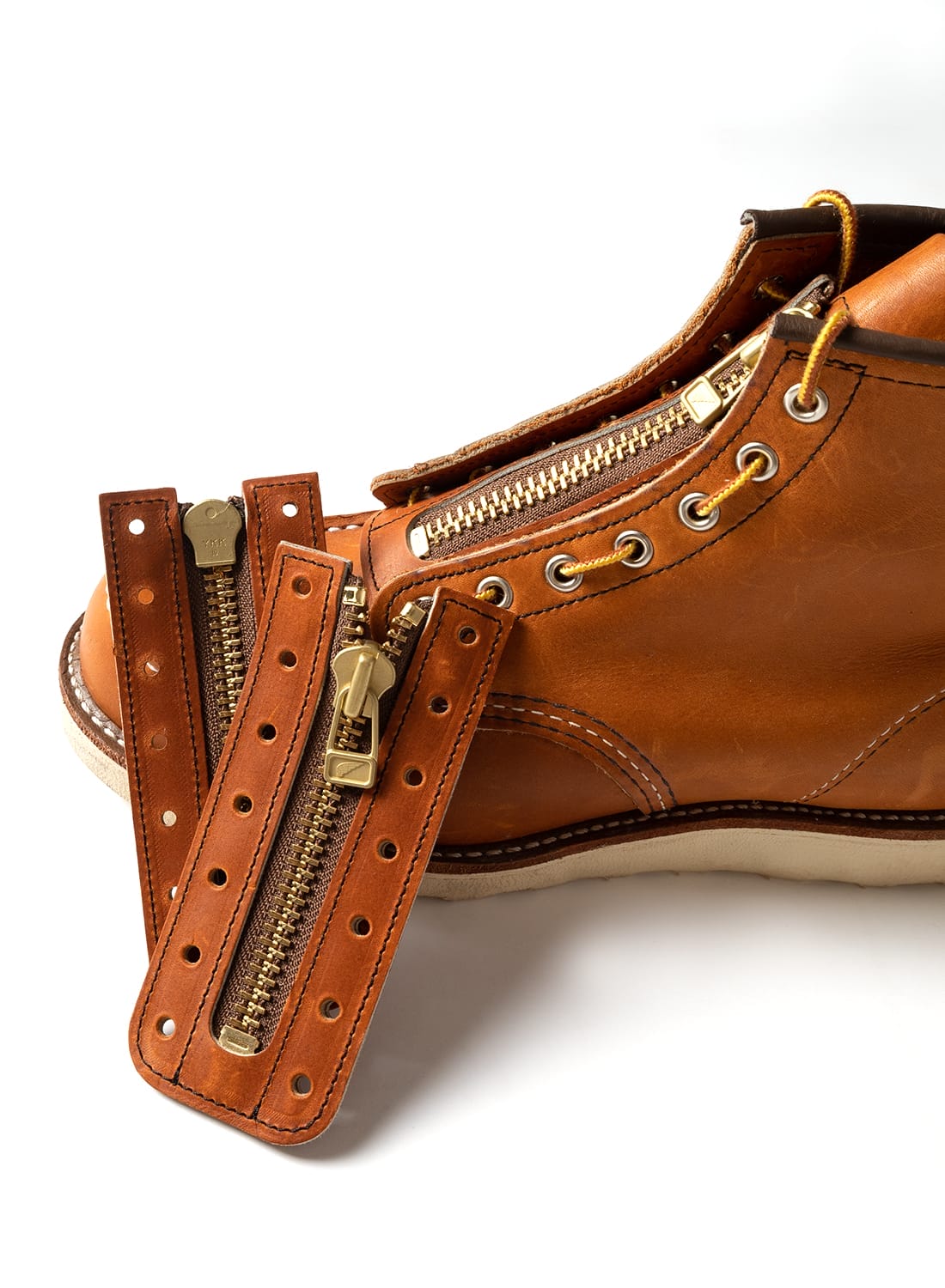 BOOTS LEATHER ZIPPER UNIT|ジッパーユニット 6インチ用 オロ