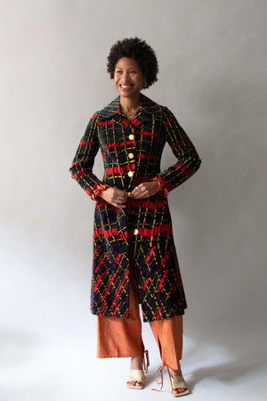 Roberta Di Camerino Printed Velvet Coat – Moore Vintage Archive