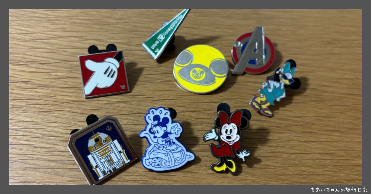フロリダディズニー】WDWのピントレーディングとは？公式ピンの見分け