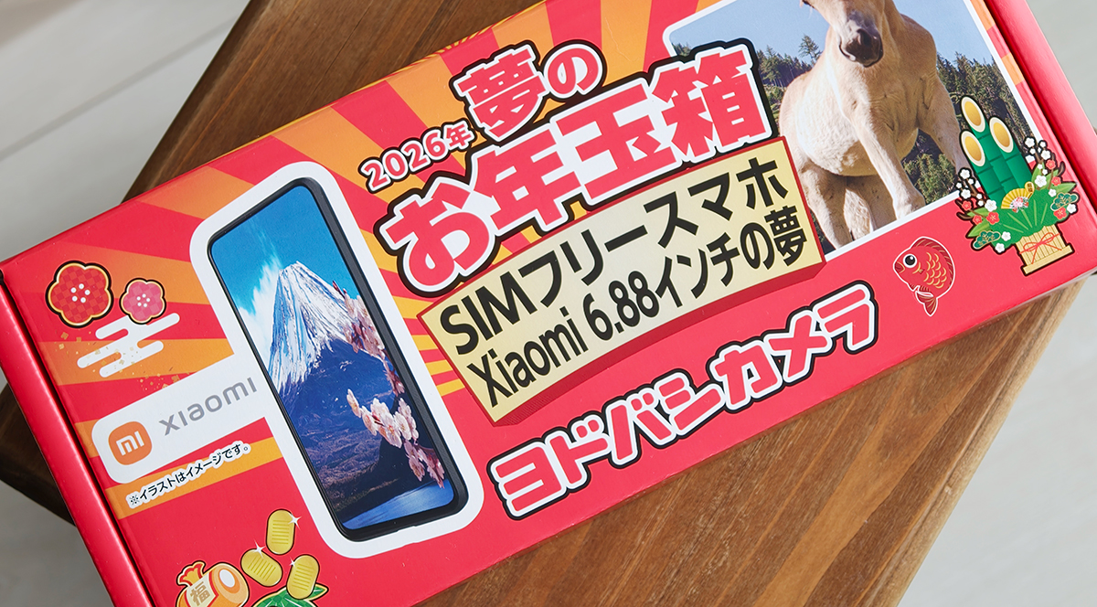 ヨドバシ福袋の中身】お得だったの？1万円のSIMフリースマホ「夢の