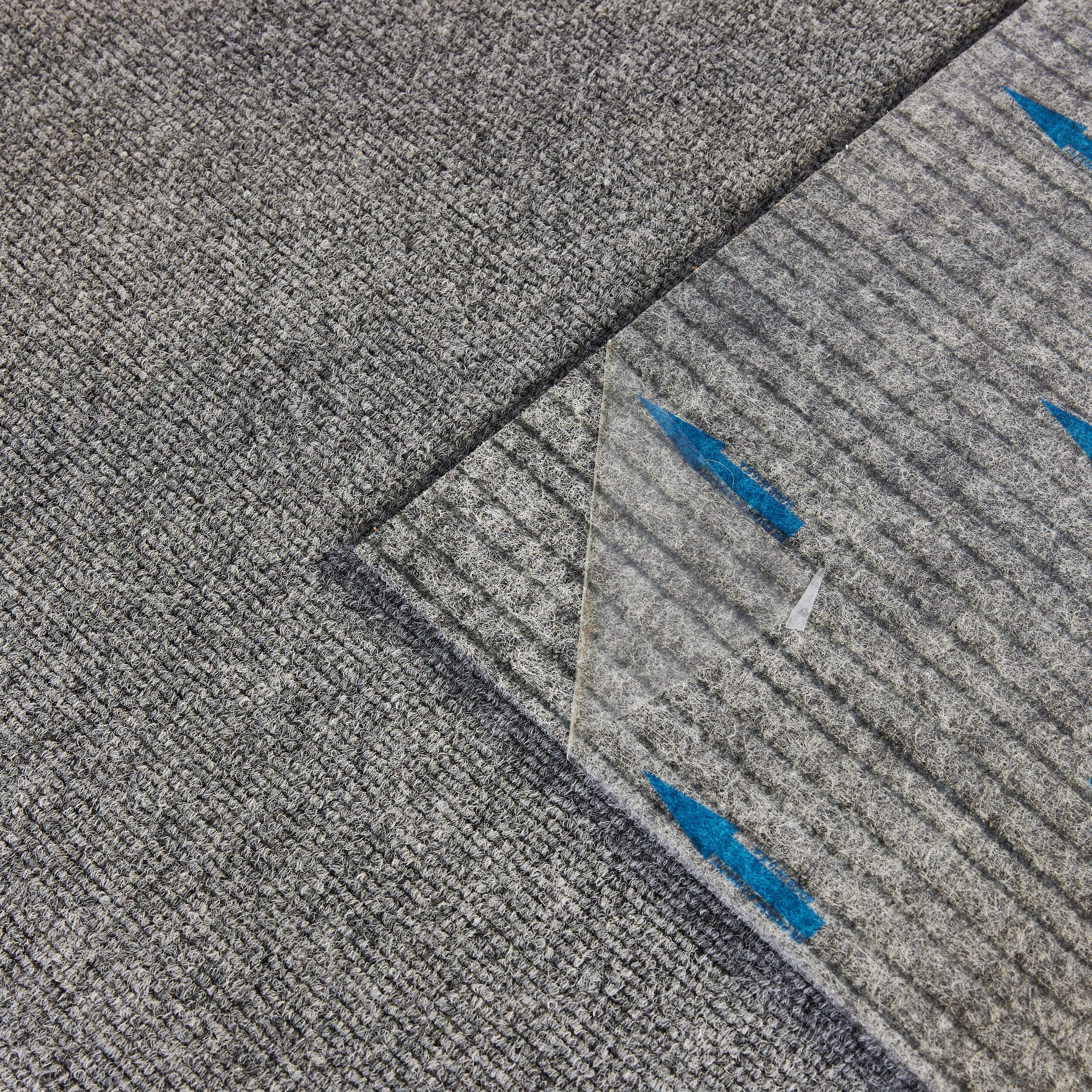 Style Selections Varna 18-in x 18-in Smoke Gray Peel and Stick