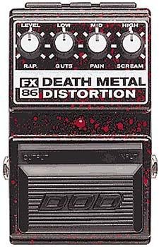 ギター DOD death l distortion FX86B DOD Death Metal Distortion FX86B