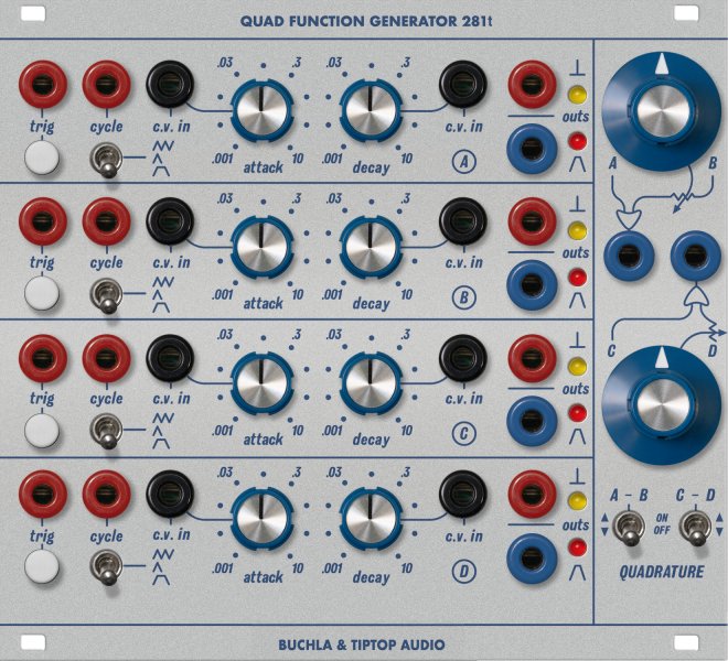Tiptop Audio Buchla 281t - Eurorack Module on ModularGrid