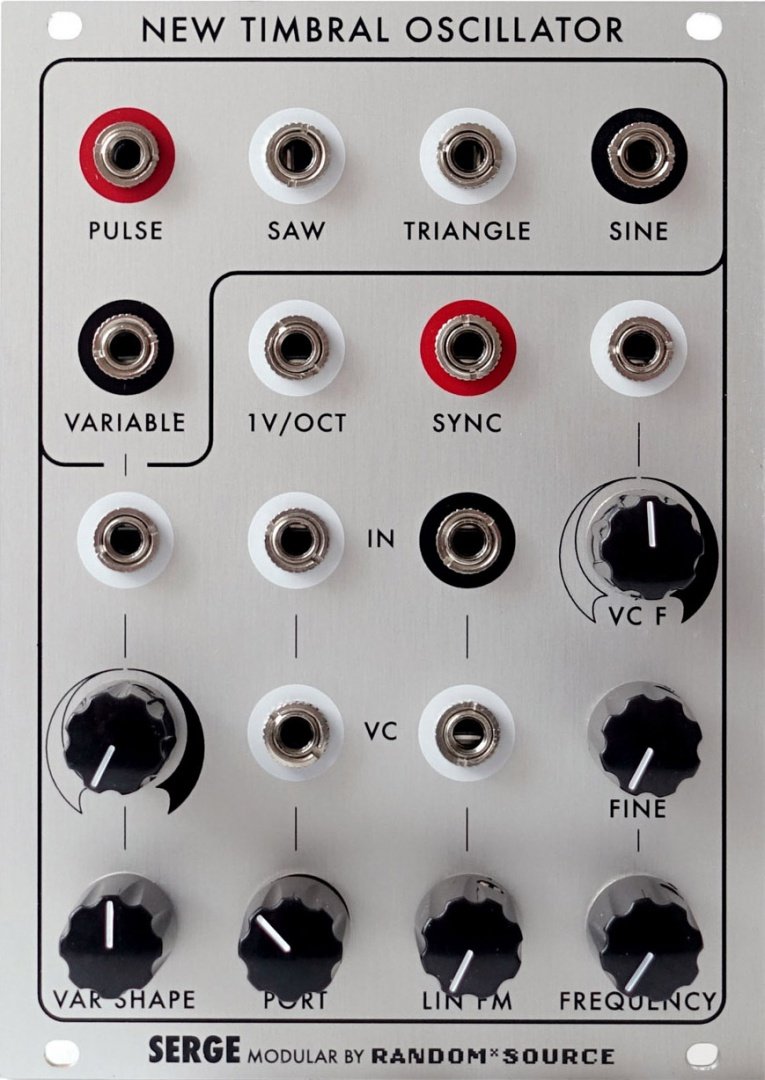 Random*Source Serge New Timbral Oscillator (NTO) - Eurorack Module