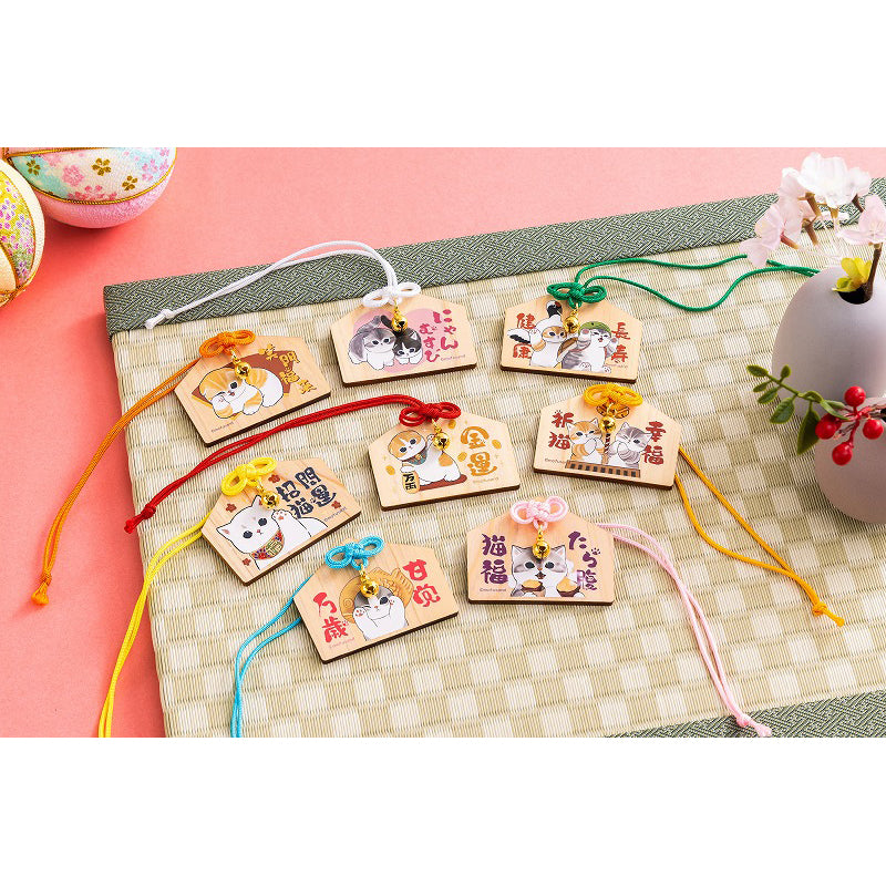 mofusand ごりにゃく トレーディング鈴付き絵馬ストラップ(全8種