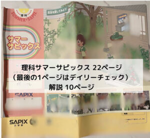 サピックス(SAPIX)夏期講習プリント量・内容 4年｜中学受験 - kirin の