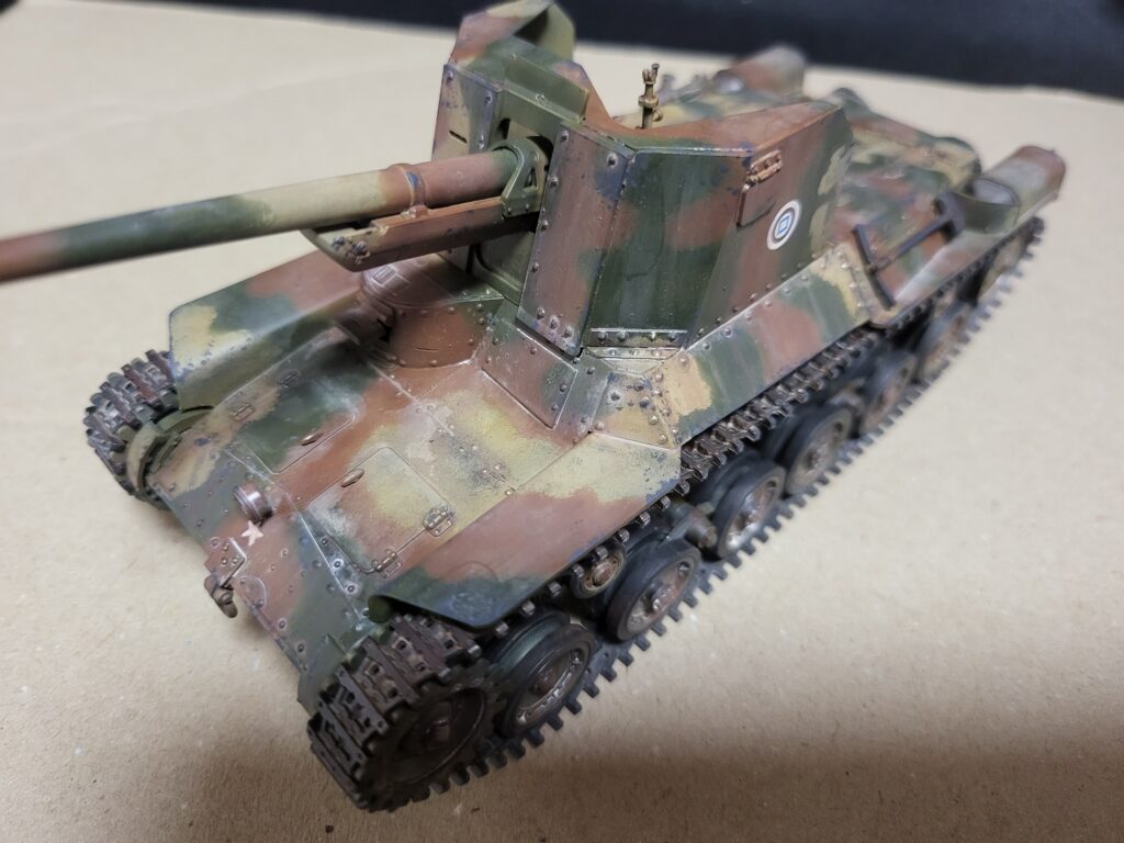 タミヤ 1/35 一式砲戦車 その6 ウェザリング 後編 | 気まぐれプラモ