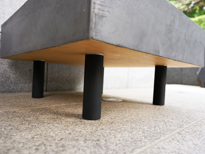 モールテックス】ローテーブル【一点モノ】（780 × 780 × 390 mm