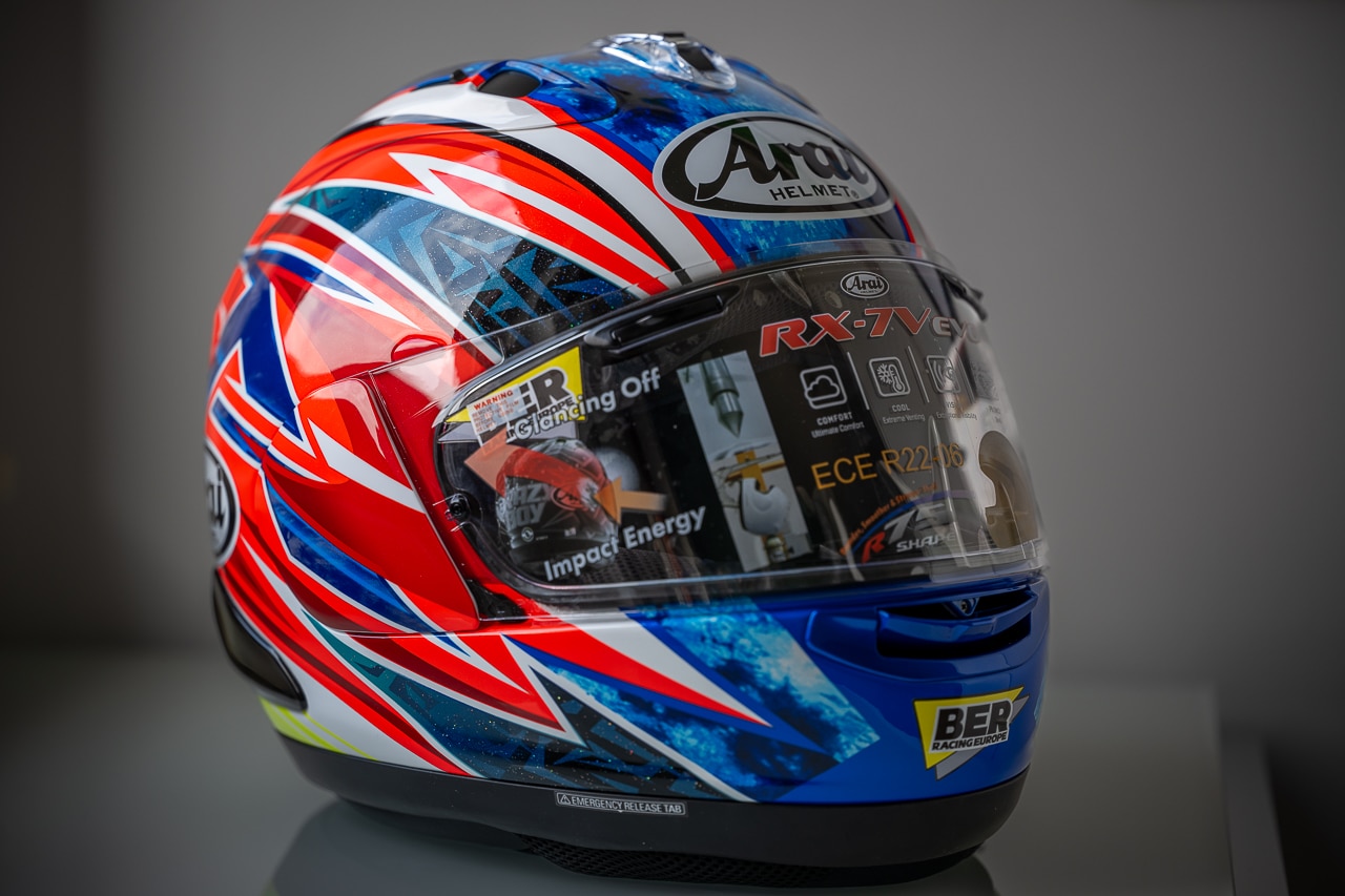 Arai RX-7V EVO helmet: test, track test, price, opinions