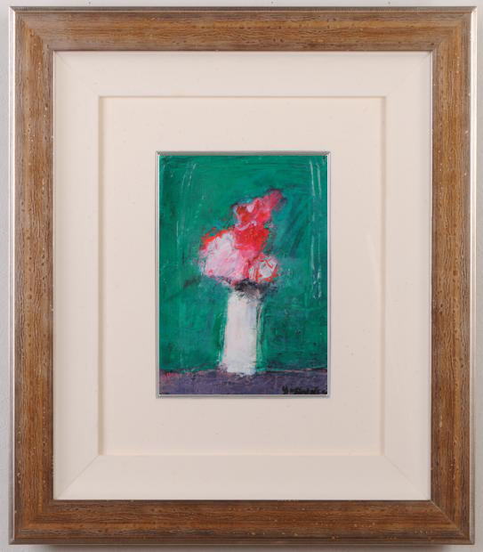 吉岡耕二が油絵の絵画で描いた花の絵「花・1」を通販で販売