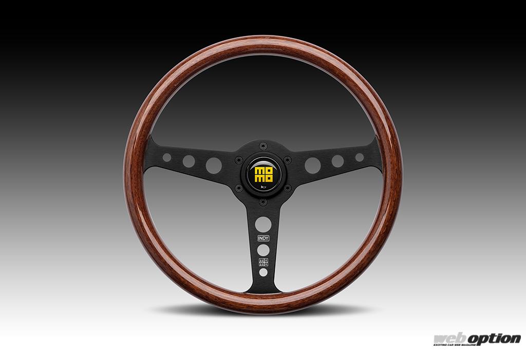 MOMO INDY ウッド ステアリングホイール 340mm MOMO INDY ウッド