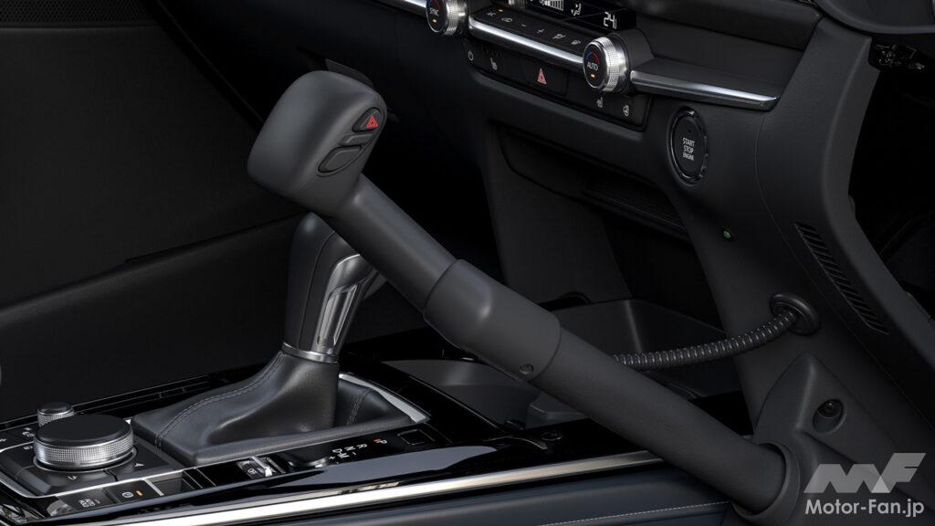 マツダの手動運転装置付き車両「セルフ エンパワーメント ドライビング