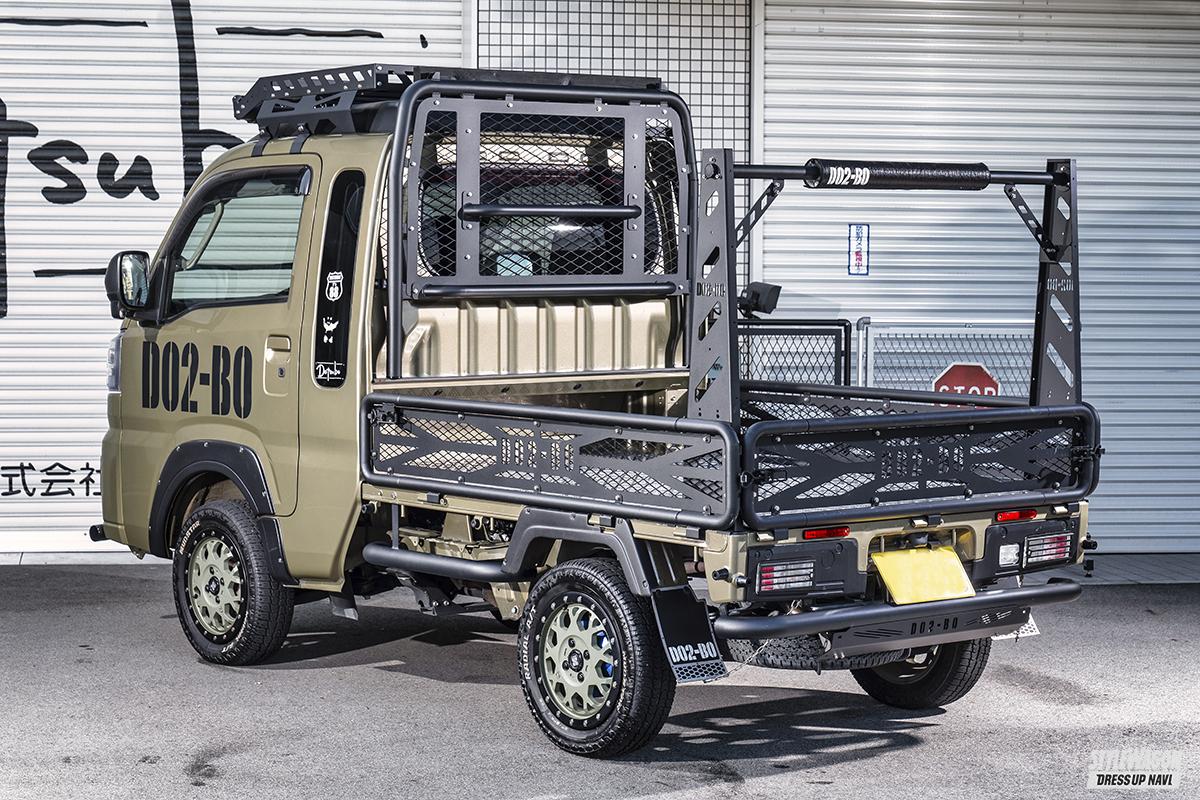 ハイゼットに長尺物なら！ GTウイングみたいで機能的なこのヤグラ