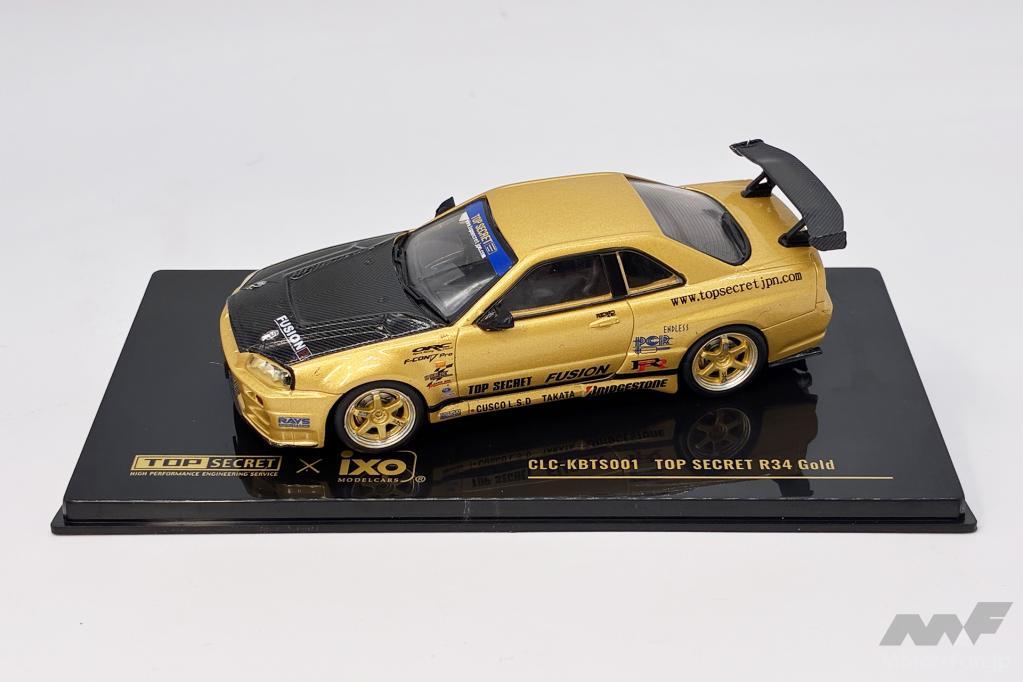 国際貿易が、TOP SECRET R34チューンドカーの1/43モデルを東京オート