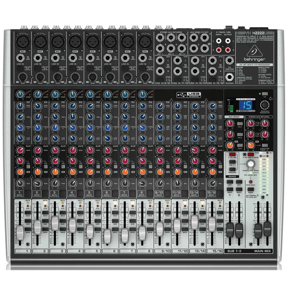 Behringer X2222USB Mixer – Motor City Guitar