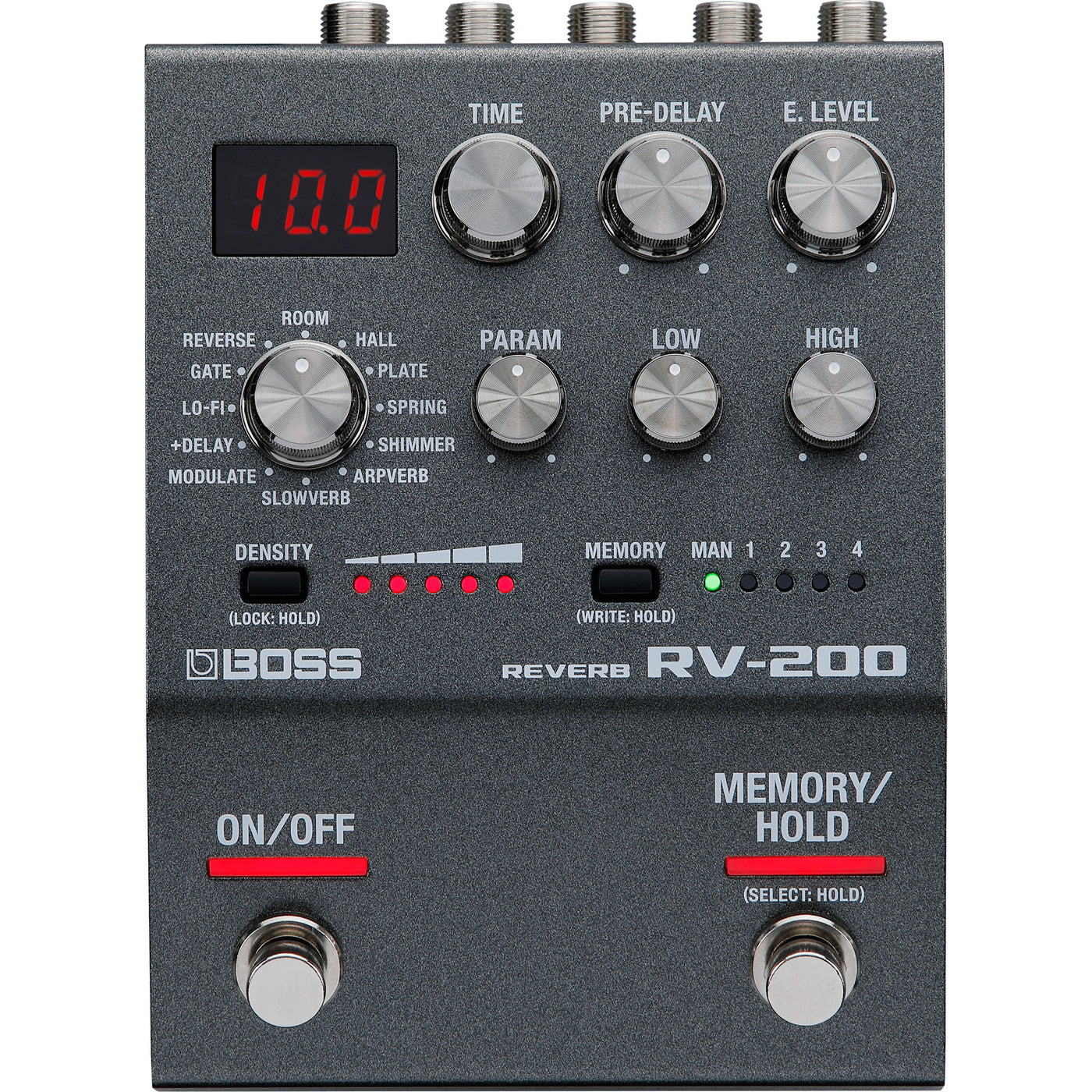 Boss RV-200 Reverb Pedal – Motor City Guitar