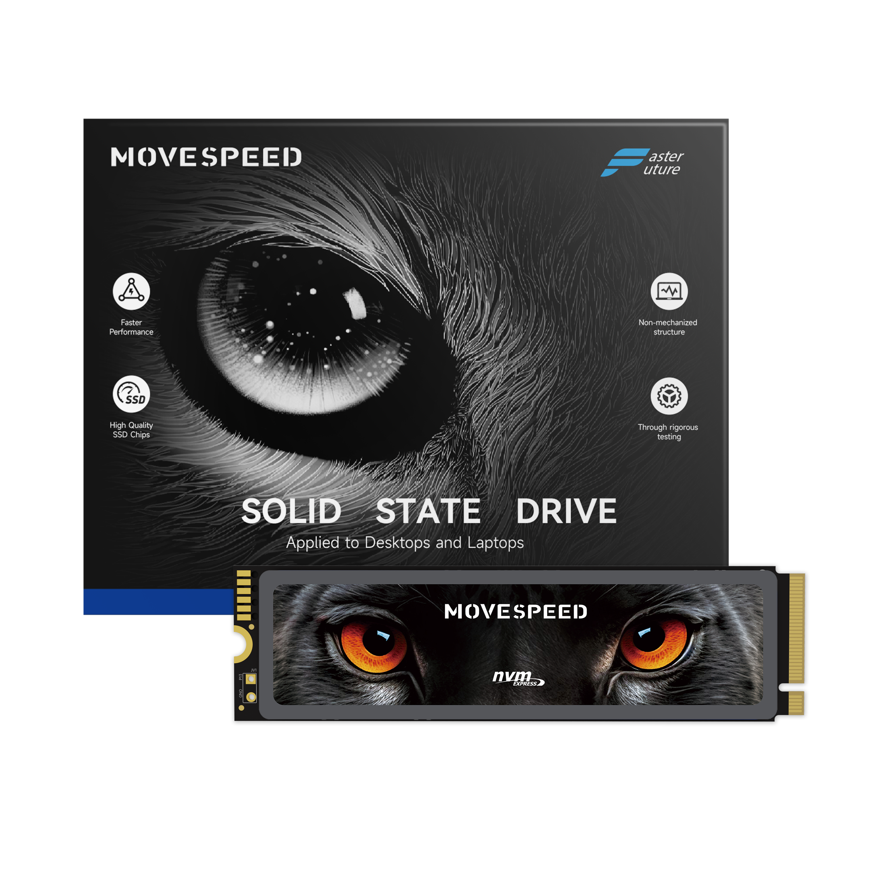 Boost Your Speed: MOVESPEED 7450MB/s NVMe M.2 PCIe 4 SSD for PS5 & PC